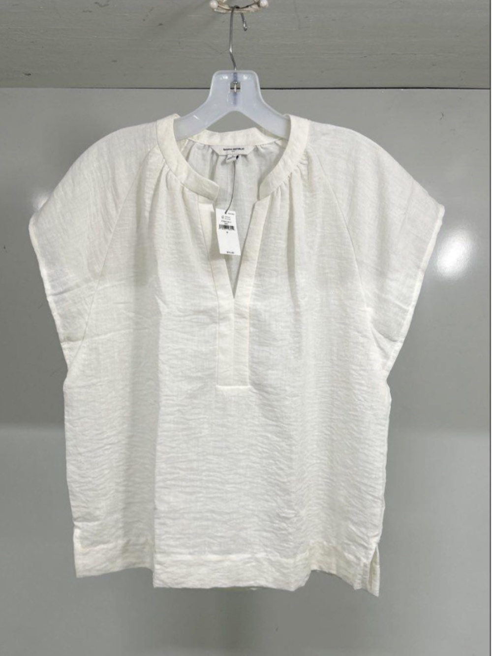 White Banana Republic Top Sz S NWT